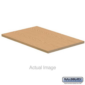 Salsbury Industries Flat Top Filler - In-Line - 15 Inches Wide - for 24 Inch Deep Solid Oak Executive Wood Locker