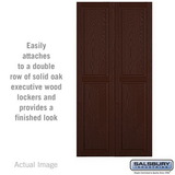 Salsbury Industries Double End Side Panel - for 21 Inch Deep Solid Oak Executive Wood Locker