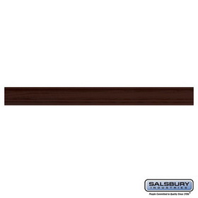 Salsbury Industries Crown Molding - for Solid Oak Executive Wood Lockers - Six (6) Foot Length with Straight Edges