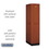 Salsbury Industries 11164MED 16" Wide Single Tier Solid Oak Executive Wood Locker - 1 Wide - 6 Feet High - 24 Inches Deep - Medium Oak