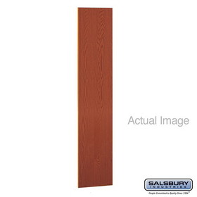 Salsbury Industries Front Filler - Vertical - 15 Inches Wide for Solid Oak Executive Wood Locker - Medium