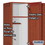 Salsbury Industries 11361MED 16" Wide Single Tier Solid Oak Executive Wood Locker - 3 Wide - 6 Feet High - 21 Inches Deep - Medium Oak