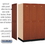 Salsbury Industries 11364MED 16" Wide Single Tier Solid Oak Executive Wood Locker - 3 Wide - 6 Feet High - 24 Inches Deep - Medium Oak