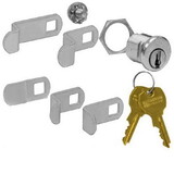 Salsbury Industries Universal Locks for 4B+ Horizontal and Vertical Style Mailbox Door with 2 Keys Per Lock - 5 Pack