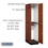 Salsbury Industries 12164MED 16" Wide Double Tier Solid Oak Executive Wood Locker - 1 Wide - 6 Feet High - 24 Inches Deep - Medium Oak