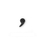 Salsbury Industries 1245BLK-COM Solid Brass Punctuation Mark - Black Finish - Comma