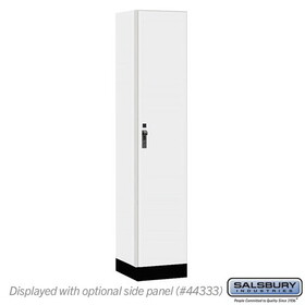 Salsbury Industries 15" Wide Premier Wood Locker - Single Tier - 1 Wide - 6 Feet High - 18" Deep - Hasps
