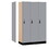 Salsbury Industries 15-41361WF-R 15" Wide Premier Wood Locker - Single Tier - 3 Wide - 6 Feet High - 21" Deep - Winter Fog - Resettable Combination Locks