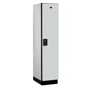 Salsbury 18" Wide Single Tier Designer Wood Locker - 1 Wide - 6 Feet High - 21 Inches Deep - Resettable Combination Locks