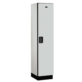 Salsbury 18" Wide Single Tier Designer Wood Locker - 1 Wide - 6 Feet High - 18 Inches Deep - Electronic Locks