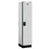 Salsbury Industries 18-21168GRY-BR 18" Wide Single Tier Designer Wood Locker - 1 Wide - 6 Feet High - 18 Inches Deep - Gray - Black Resettable Combination Locks