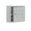 Salsbury Industries 19148-14ASK Cell Phone Storage Locker-4 Door High Unit(8 Inch Deep Compartments)-12 A Doors(11 usable)and 2 B Doors-Aluminum-Surface Mounted-Master Keyed Locks