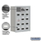 Salsbury Industries 19158-15ARC Recessed Mounted Cell Phone Storage Locker with 15 A Doors (14 usable) in Aluminum -Resettable Combination Locks