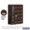 Salsbury Industries 19158-15ZSK Surface Mounted Cell Phone Storage Locker with 15 A Doors (14 usable) in Bronze - Keyed Locks