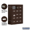Salsbury Industries 19158-15ZSK Surface Mounted Cell Phone Storage Locker with 15 A Doors (14 usable) in Bronze - Keyed Locks