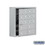 Salsbury Industries 19158-16ASK Cell Phone Storage Locker - with Front Access Panel - 5 Door High Unit - 12 A Doors and 4 B Doors - Aluminum - Surface Mounted - Master Keyed Locks