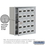 Salsbury Industries 19158-20ARC Recessed Mounted Cell Phone Storage Locker with 20 A Doors (19 usable) in Aluminum - Resettable Combination Locks