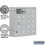 Salsbury Industries 19158-20ASK Surface Mounted Cell Phone Storage Locker with 20 A Doors (19 usable) in Aluminum - Keyed Locks