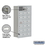Salsbury Industries 19178-21ARK Recessed Mounted Cell Phone Storage Locker with 21 A Doors (20 usable) in Aluminum - Keyed Locks