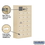 Salsbury Industries 19178-21SSK Surface Mounted Cell Phone Storage Locker with 21 A Doors (20 usable) in Sandstone - Keyed Locks