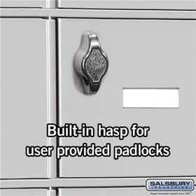 Salsbury Industries 19923 Built-in Hasp - for User Provided Padlock - for Cell Phone Locker Door