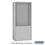 Salsbury Industries 19975ALM Free-Standing Enclosure for #19178-35 - Recessed Mounted Cell Phone Lockers - Aluminum