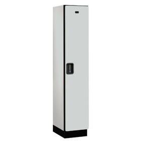 Salsbury 15" Wide Single Tier Designer Wood Locker - 1 Wide - 6 Feet High - 18 Inches Deep - Electronic Locks
