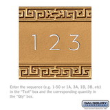 Salsbury Industries 2168 Custom Door Engraving - for Americana Mailbox Door-Door NOT included