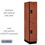 Salsbury Industries 22164CHE 15" Wide Double Tier Designer Wood Locker - 1 Wide - 6 Feet High - 24 Inches Deep - Cherry