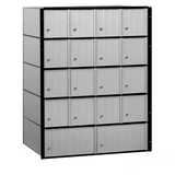 Salsbury Industries 2218 Aluminum Mailbox - 18 Doors - Standard System