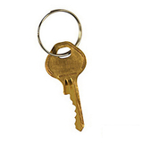 Salsbury Industries 22211 Master Control Key - for Built-in Combination Lock of Designer Wood Locker