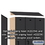 Salsbury Industries 22254BLK Sloping Hood - for 15 Inches Wide - 21 Inch Deep Designer Wood Locker - 3 Wide - Black