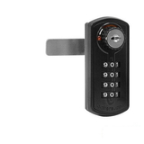 Salsbury Industries 22295BLK Resettable Combination Lock - for Designer Wood Locker Door - Black