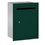Salsbury Industries 2245GP Letter Box (Includes Commercial Lock) - Standard - Recessed Mounted - Green - Private Access