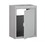 Salsbury Industries 2256ALM Receptacle - Option for Mail Drop - Aluminum