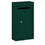 Salsbury Industries 2260GP Letter Box (Includes Commercial Lock) - Slim - Surface Mounted - Green - Private Access