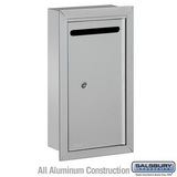 Salsbury Industries Letter Box (Includes Commercial Lock) - Slim - Recessed Mounted - Private Access