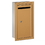 Salsbury Industries 2265BP Letter Box (Includes Commercial Lock) - Slim - Recessed Mounted - Brass - Private Access