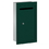 Salsbury Industries 2265GP Letter Box (Includes Commercial Lock) - Slim - Recessed Mounted - Green - Private Access