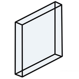 Salsbury Industries 2271 Plexiglass Window - for Aluminum Mailbox Door