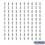 Salsbury Industries 2295-1 Numbers - Self Adhesive Sheet of (100) for Aluminum Mailboxes - 1 to 100 Series