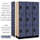 Salsbury Industries 23368BLU 15" Wide Triple Tier Designer Wood Locker - 3 Wide - 6 Feet High - 18 Inches Deep - Blue