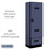 Salsbury Industries 30078BLU 24" Wide Designer Wood Gear Locker - 6 Feet High - 18 Inches Deep - Blue