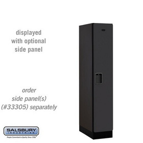 Salsbury Industries 12" Wide Single Tier Designer Wood Locker - 1 Wide - 5 Feet High - 21 Inches Deep