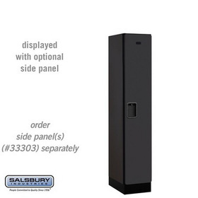 Salsbury Industries 12" Wide Single Tier Designer Wood Locker - 1 Wide - 5 Feet High - 18 Inches Deep