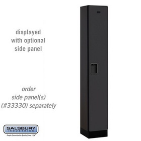 Salsbury Industries 12" Wide Single Tier Designer Wood Locker - 1 Wide - 6 Feet High - 15 Inches Deep