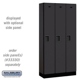 Salsbury Industries 12" Wide Single Tier Designer Wood Locker - 3 Wide - 6 Feet High - 15 Inches Deep