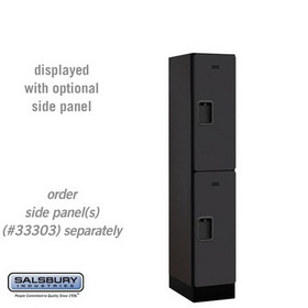 Salsbury Industries 12" Wide Double Tier Designer Wood Locker - 1 Wide - 5 Feet High - 18 Inches Deep