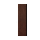 Salsbury Industries 33300DE-MAH Double End Side Panel - for 5 Feet High - 15 Inch Deep Designer Wood Locker - without Sloping Hood - Mahogany