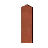 Salsbury Industries 33304DE-CHE Double End Side Panel - for 5 Feet High - 18 Inch Deep Designer Wood Locker - with Sloping Hood - Cherry